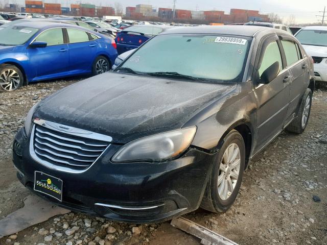 1C3CCBBB8CN190821 - 2012 CHRYSLER 200 TOURIN BLACK photo 2