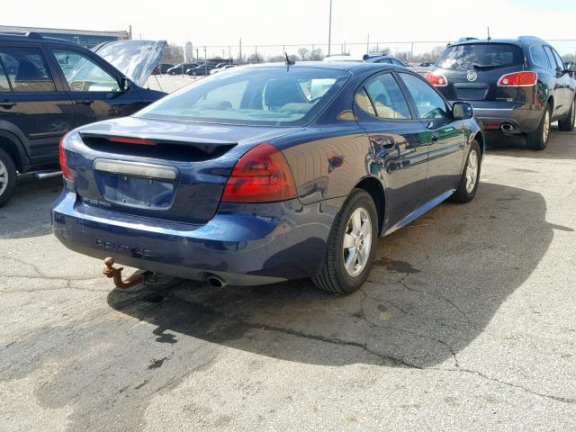 2G2WP552X81106747 - 2008 PONTIAC GRAND PRIX BLUE photo 4