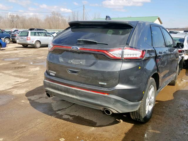 2FMPK4G92JBC05450 - 2018 FORD EDGE SE GRAY photo 4