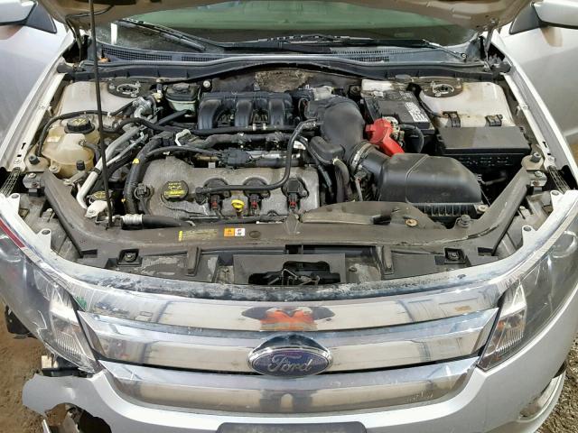 3FAHP0DC1AR238367 - 2010 FORD FUSION SPO SILVER photo 7