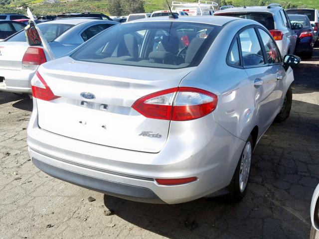 3FADP4AJ9FM179372 - 2015 FORD FIESTA S SILVER photo 4