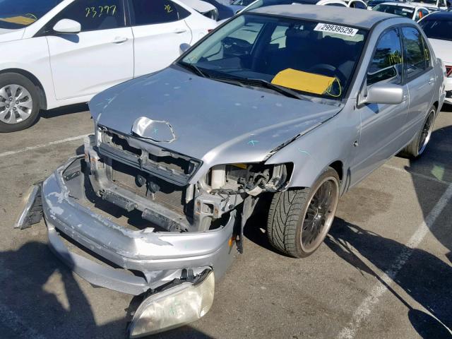 JA3AJ26EX3U082380 - 2003 MITSUBISHI LANCER ES SILVER photo 2