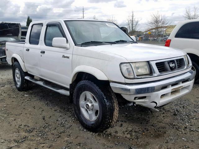 1N6ED27Y5YC318480 - 2000 NISSAN FRONTIER C WHITE photo 1