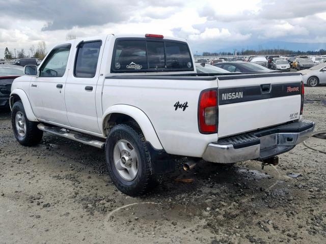 1N6ED27Y5YC318480 - 2000 NISSAN FRONTIER C WHITE photo 3