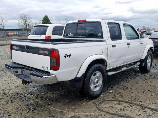 1N6ED27Y5YC318480 - 2000 NISSAN FRONTIER C WHITE photo 4