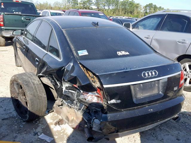 WAUDH74F86N086958 - 2006 AUDI A6 3.2 QUA BLACK photo 3