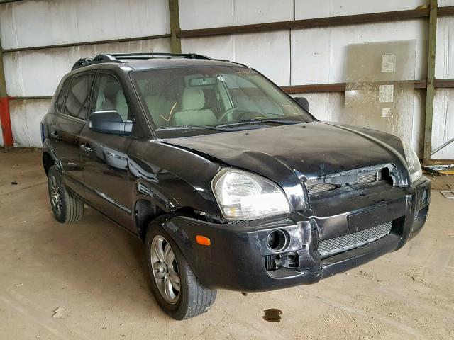 KM8JM12B16U413877 - 2006 HYUNDAI TUCSON GL BLACK photo 1