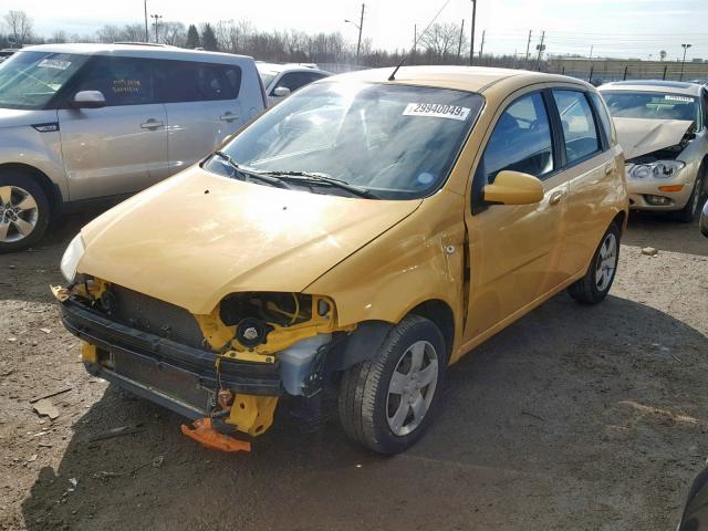 KL1TD666X8B257626 - 2008 CHEVROLET AVEO BASE Сары фото 2