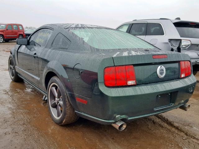 1ZVHT82H885160604 - 2008 FORD MUSTANG GT GREEN photo 3