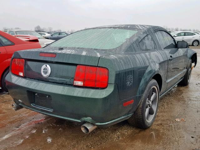 1ZVHT82H885160604 - 2008 FORD MUSTANG GT GREEN photo 4