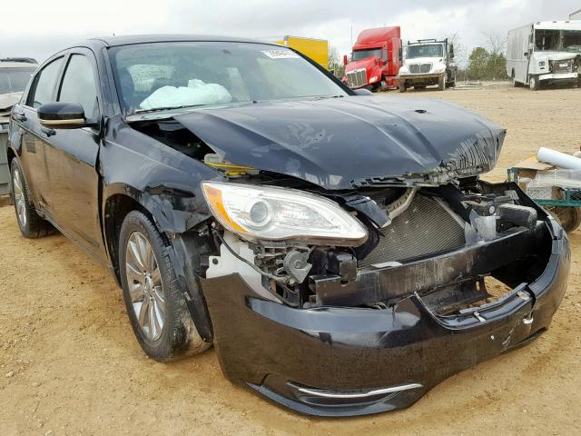 1C3CCBBB1DN701271 - 2013 CHRYSLER 200 TOURIN BLACK photo 1