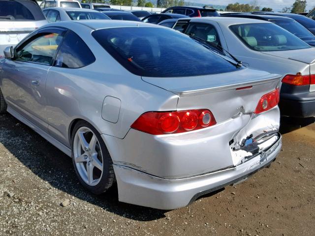 JH4DC53046S002492 - 2006 ACURA RSX TYPE-S SILVER photo 3
