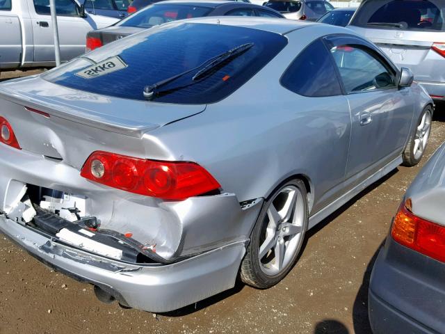 JH4DC53046S002492 - 2006 ACURA RSX TYPE-S SILVER photo 4