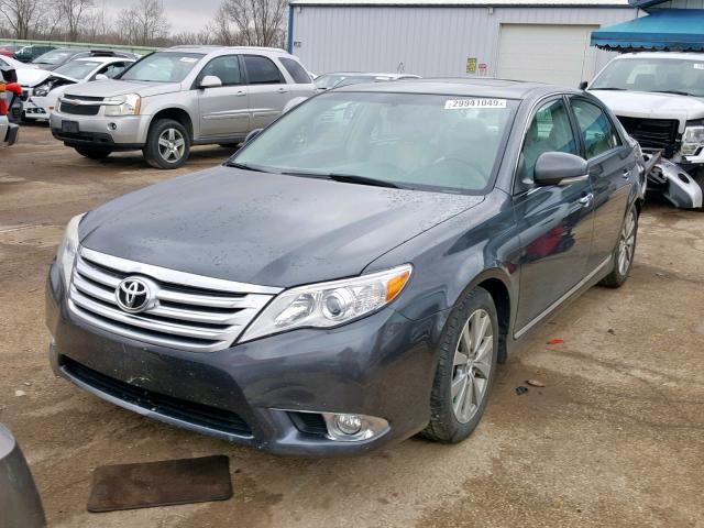 4T1BK3DB2BU397816 - 2011 TOYOTA AVALON BAS GRAY photo 2