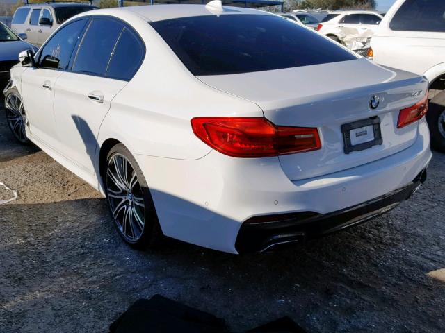 WBAJE5C56JWA93079 - 2018 BMW 540 I WHITE photo 3