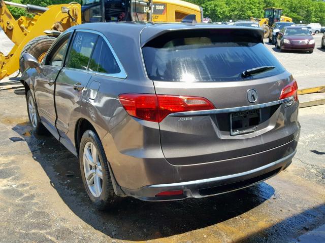 5J8TB3H52DL006123 - 2013 ACURA RDX TECHNO GRAY photo 3