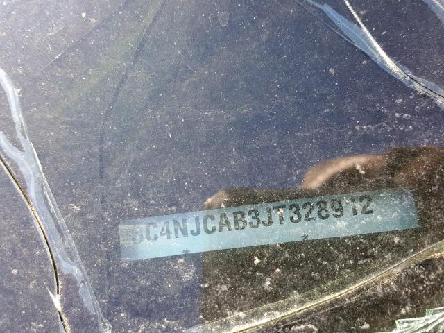 3C4NJCAB3JT328912 - 2018 JEEP COMPASS SP 黑色 照片 10