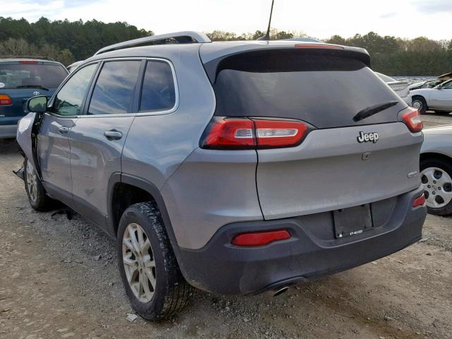 1C4PJLCB9HW523519 - 2017 JEEP CHEROKEE L GRAY photo 3