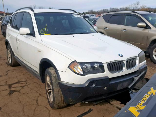 WBXPA73414WC43358 - 2004 BMW X3 2.5I WHITE photo 1