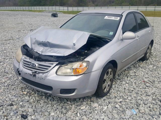 KNAFE121875380979 - 2007 KIA SPECTRA EX GRAY photo 2