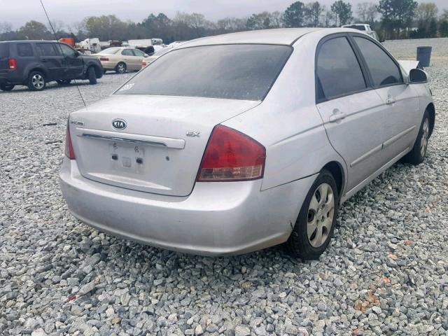 KNAFE121875380979 - 2007 KIA SPECTRA EX GRAY photo 4