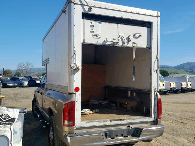 3D7KA28C53G774265 - 2003 DODGE RAM 2500 S Qəhvəyi foto 3