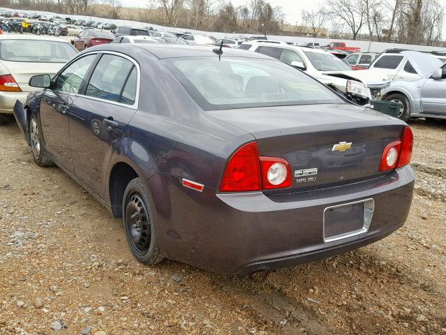 1G1ZB5EBXAF299710 - 2010 CHEVROLET MALIBU LS GRAY photo 3
