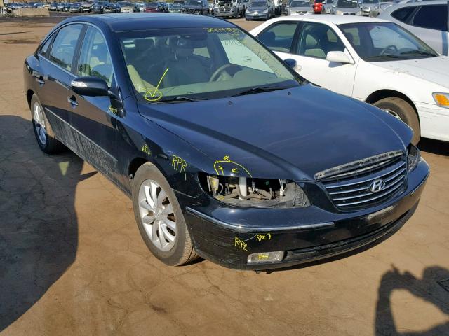 KMHFC46F48A291060 - 2008 HYUNDAI AZERA SE BLACK photo 1