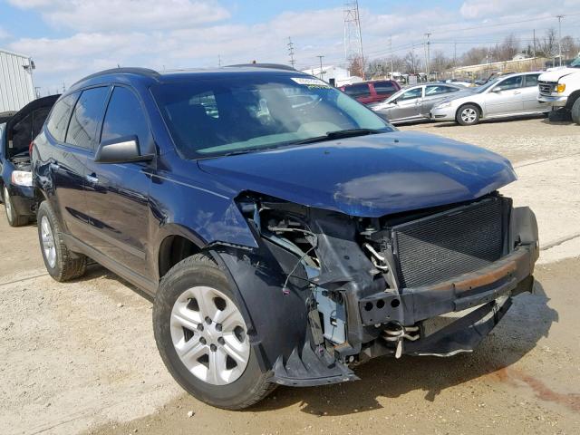 1GNKRFED4CJ185060 - 2012 CHEVROLET TRAVERSE L BLUE photo 1