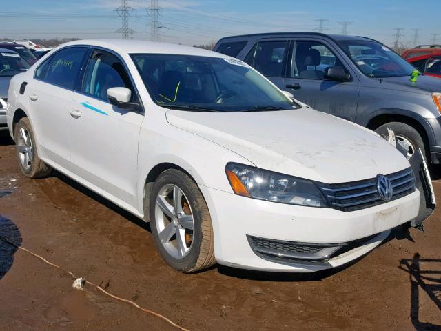 1VWBH7A30DC080100 - 2013 VOLKSWAGEN PASSAT SE WHITE photo 1