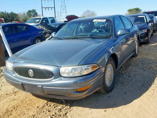 1G4HR54K61U266551 - 2001 BUICK LESABRE LI BLUE photo 2