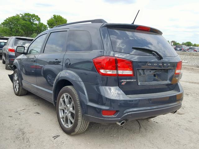 3C4PDDEG8JT389541 - 2018 DODGE JOURNEY GT GRAY photo 3