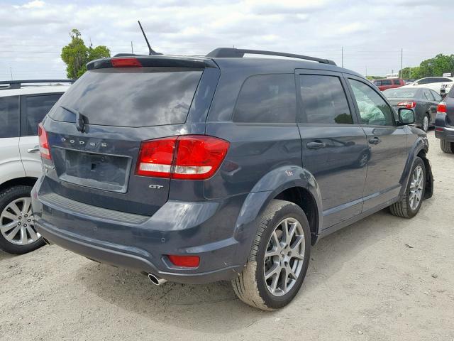 3C4PDDEG8JT389541 - 2018 DODGE JOURNEY GT GRAY photo 4