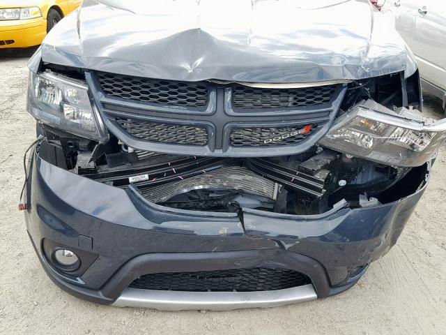 3C4PDDEG8JT389541 - 2018 DODGE JOURNEY GT GRAY photo 9