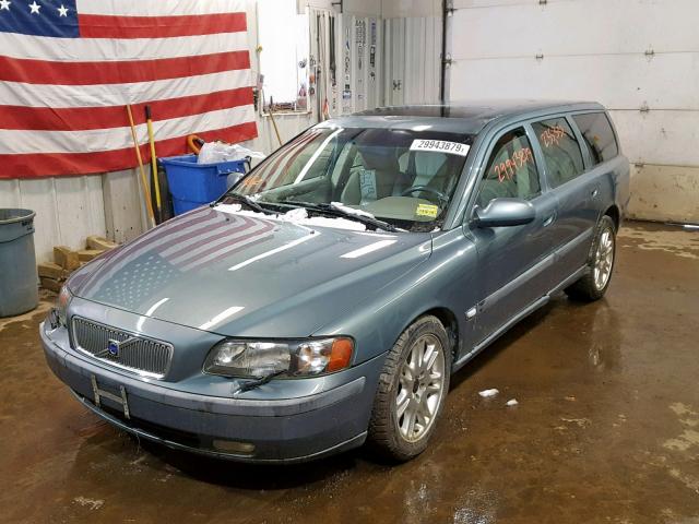 YV1SW53D711111461 - 2001 VOLVO V70 T5 TUR GREEN photo 2