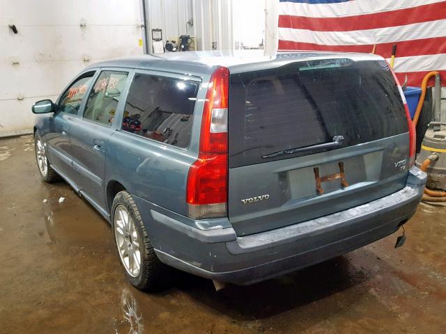 YV1SW53D711111461 - 2001 VOLVO V70 T5 TUR GREEN photo 3