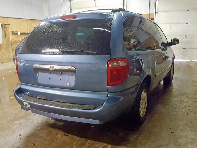 2A4GP54L27R294314 - 2007 CHRYSLER TOWN & COU BLUE photo 4