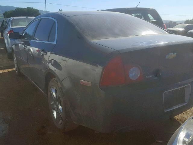 1G1ZC5EB9AF255310 - 2010 CHEVROLET MALIBU 1LT შავი ფოტო 3
