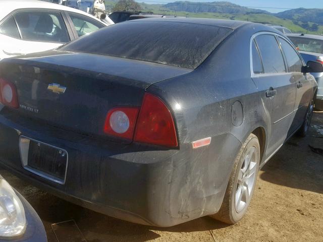 1G1ZC5EB9AF255310 - 2010 CHEVROLET MALIBU 1LT შავი ფოტო 4