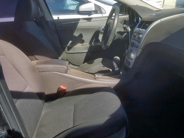 1G1ZC5EB9AF255310 - 2010 CHEVROLET MALIBU 1LT შავი ფოტო 5