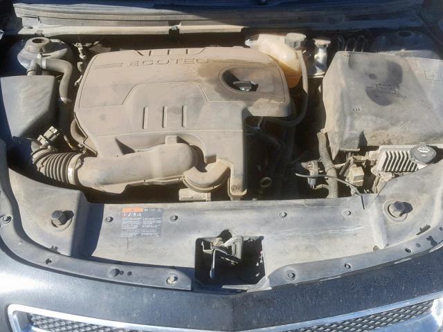 1G1ZC5EB9AF255310 - 2010 CHEVROLET MALIBU 1LT შავი ფოტო 7