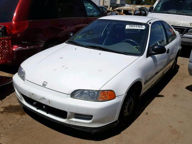 2HGEJ2123RH504597 - 1994 HONDA CIVIC DX WHITE photo 2