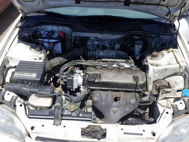 2HGEJ2123RH504597 - 1994 HONDA CIVIC DX WHITE photo 7