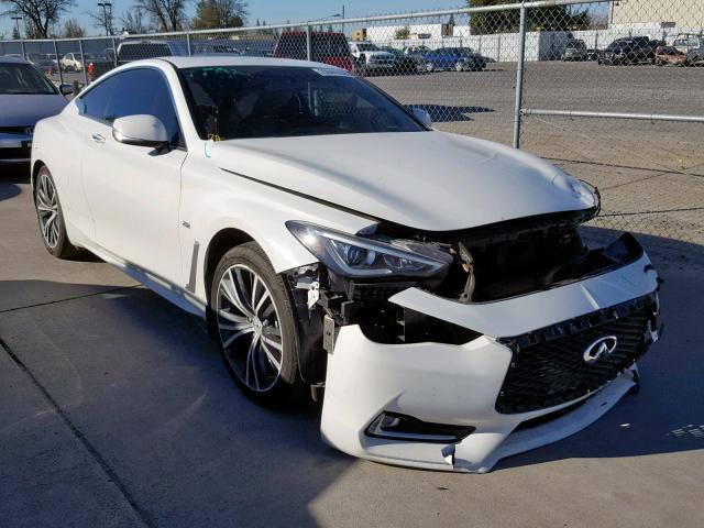 JN1CV7EK1HM110256 - 2017 INFINITI Q60 BASE WHITE photo 1