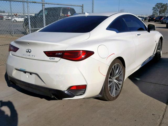 JN1CV7EK1HM110256 - 2017 INFINITI Q60 BASE WHITE photo 4