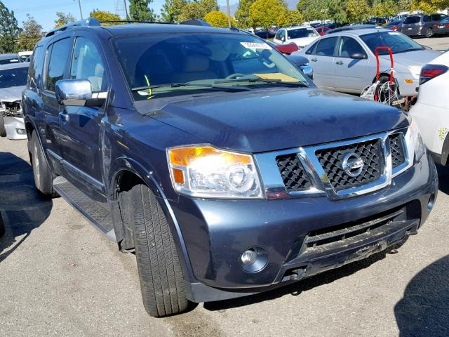 5N1AA0NDXEN610233 - 2014 NISSAN ARMADA SV BLUE photo 1