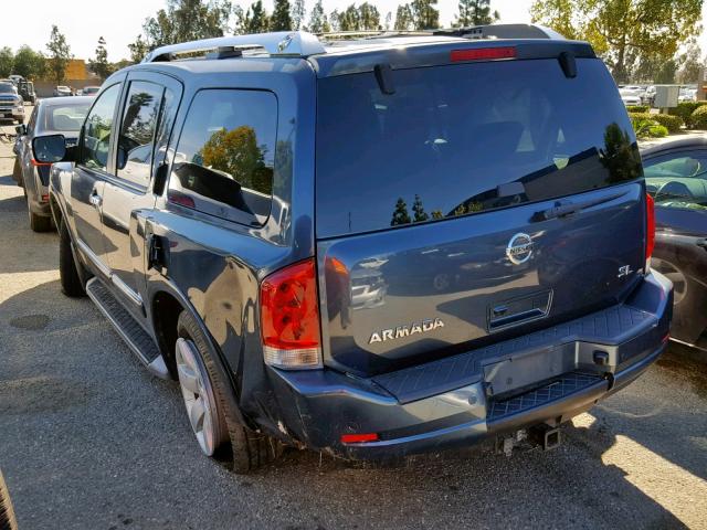 5N1AA0NDXEN610233 - 2014 NISSAN ARMADA SV BLUE photo 3