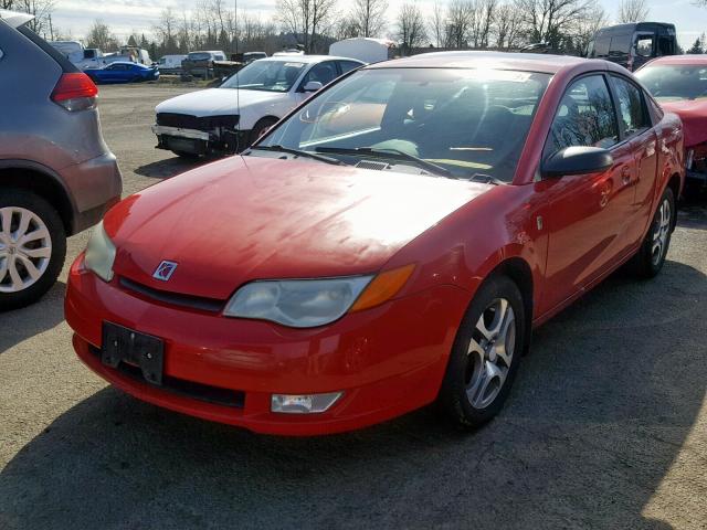 1G8AW12F65Z121199 - 2005 SATURN ION LEVEL RED photo 2