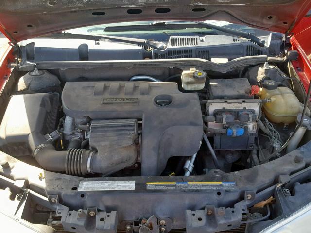 1G8AW12F65Z121199 - 2005 SATURN ION LEVEL RED photo 7