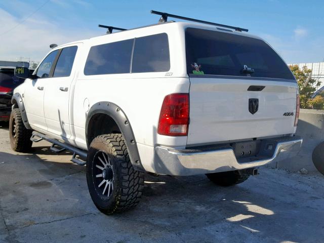 3D7UT2CL3BG627516 - 2011 DODGE RAM 2500 WHITE photo 3